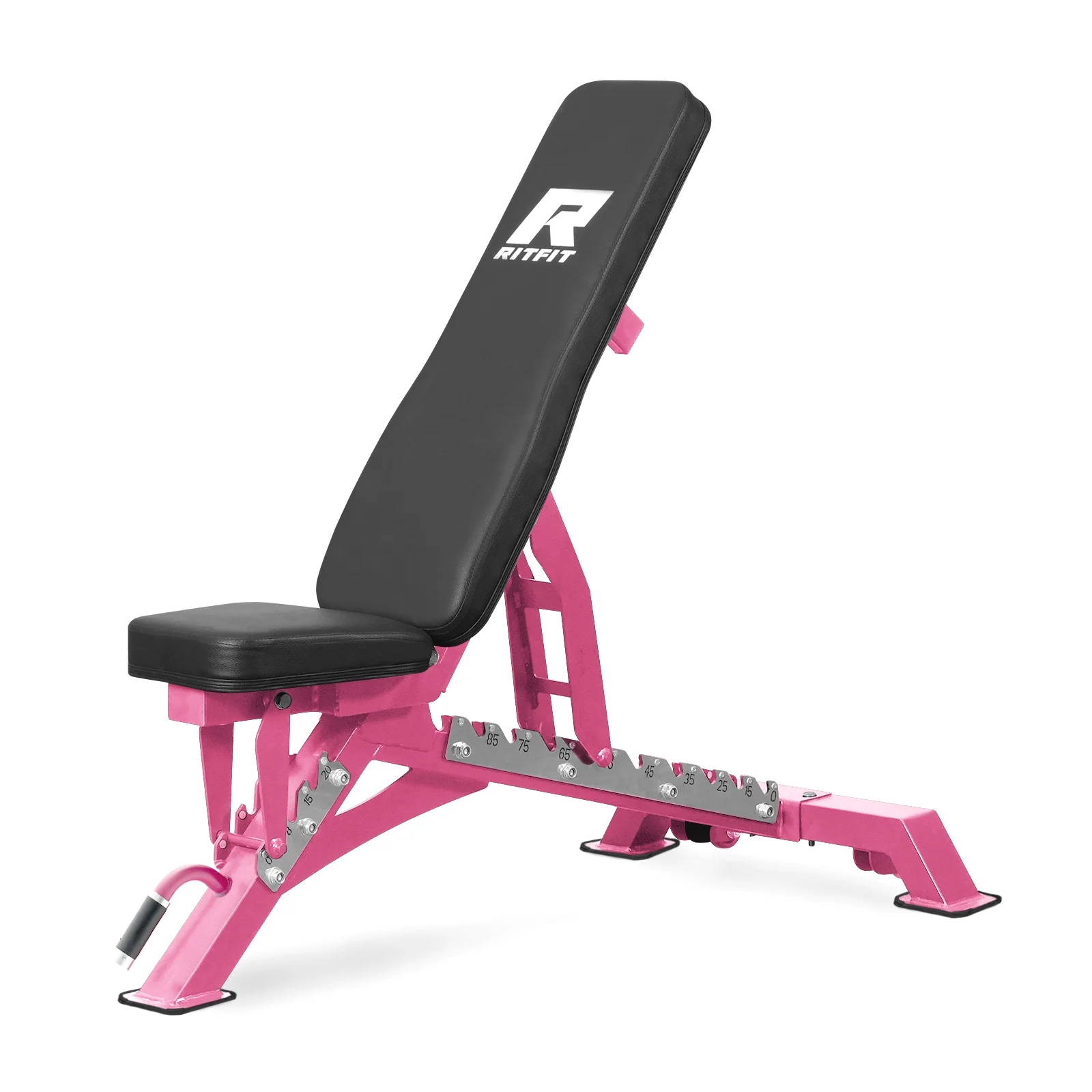 RitFit 1300LB Adjustable Weight Bench BWB01 - Pink - Image 8