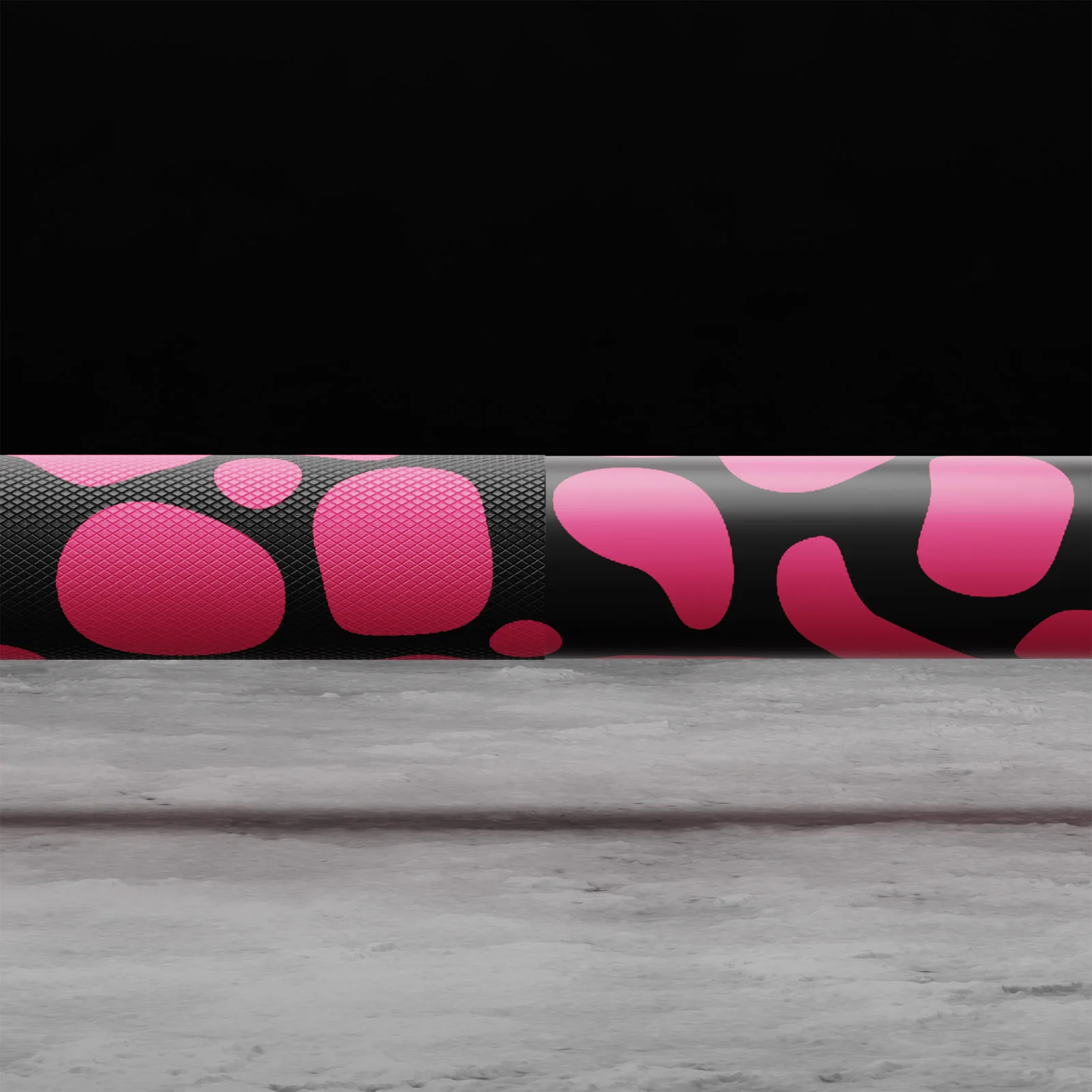 RitFit 15kg Pink Leopard Olympic Training Barbell - Image 6