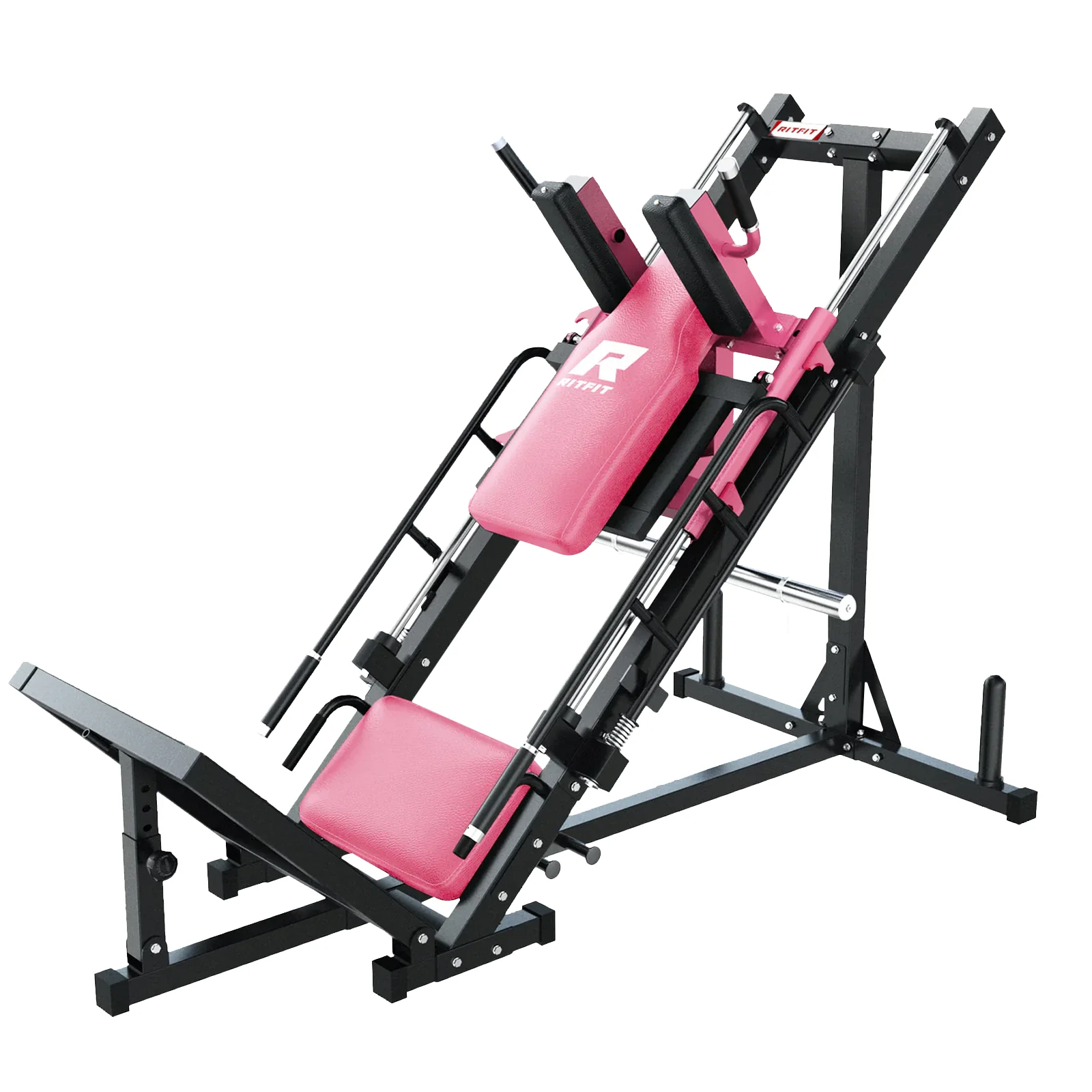 RitFit BLP01 45 Degree 3-In-1 Leg Press Hack Squat and Calf Raise Machine - Image 11