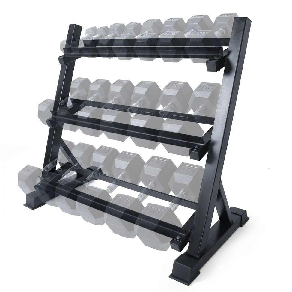 RitFit 3-Tier Dumbbell Weight Rack for Home Gym - Image 8