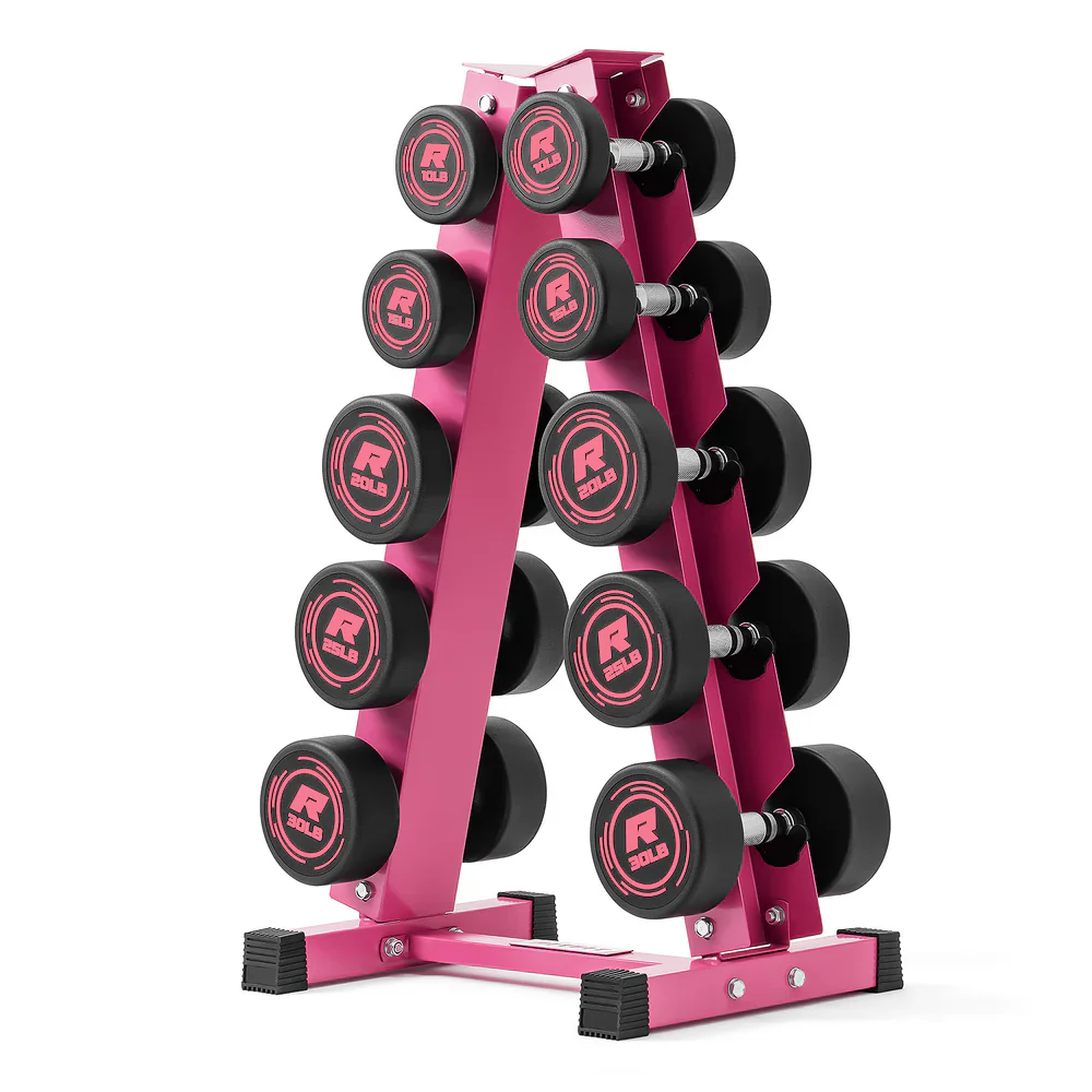 RitFit A-Frame Dumbbell Storage Rack Stand 5 Pairs - Image 6