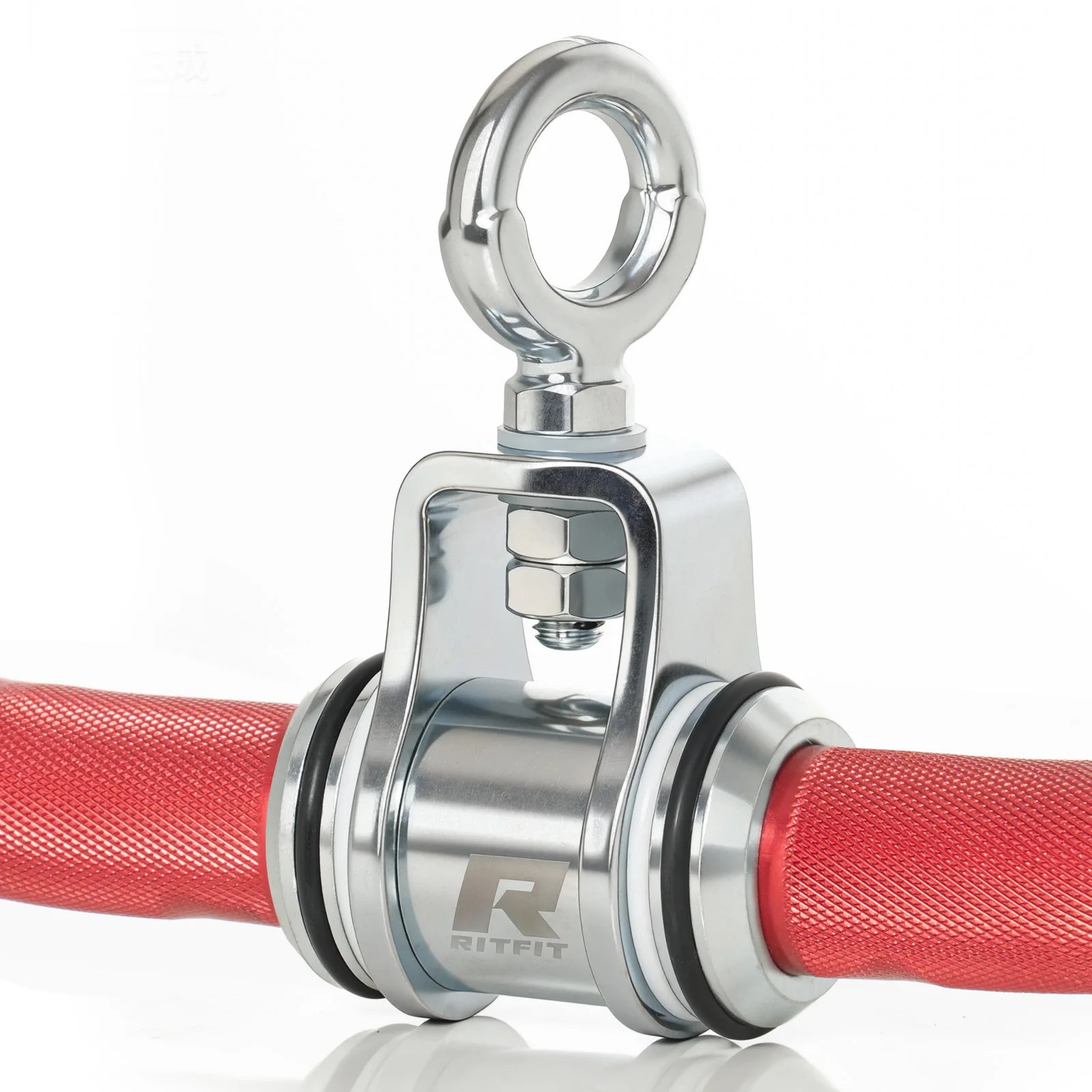RitFit Aluminum Alloy Handle Set Long W-Shaped and Short Straight Bar for Cable Machine - Image 7