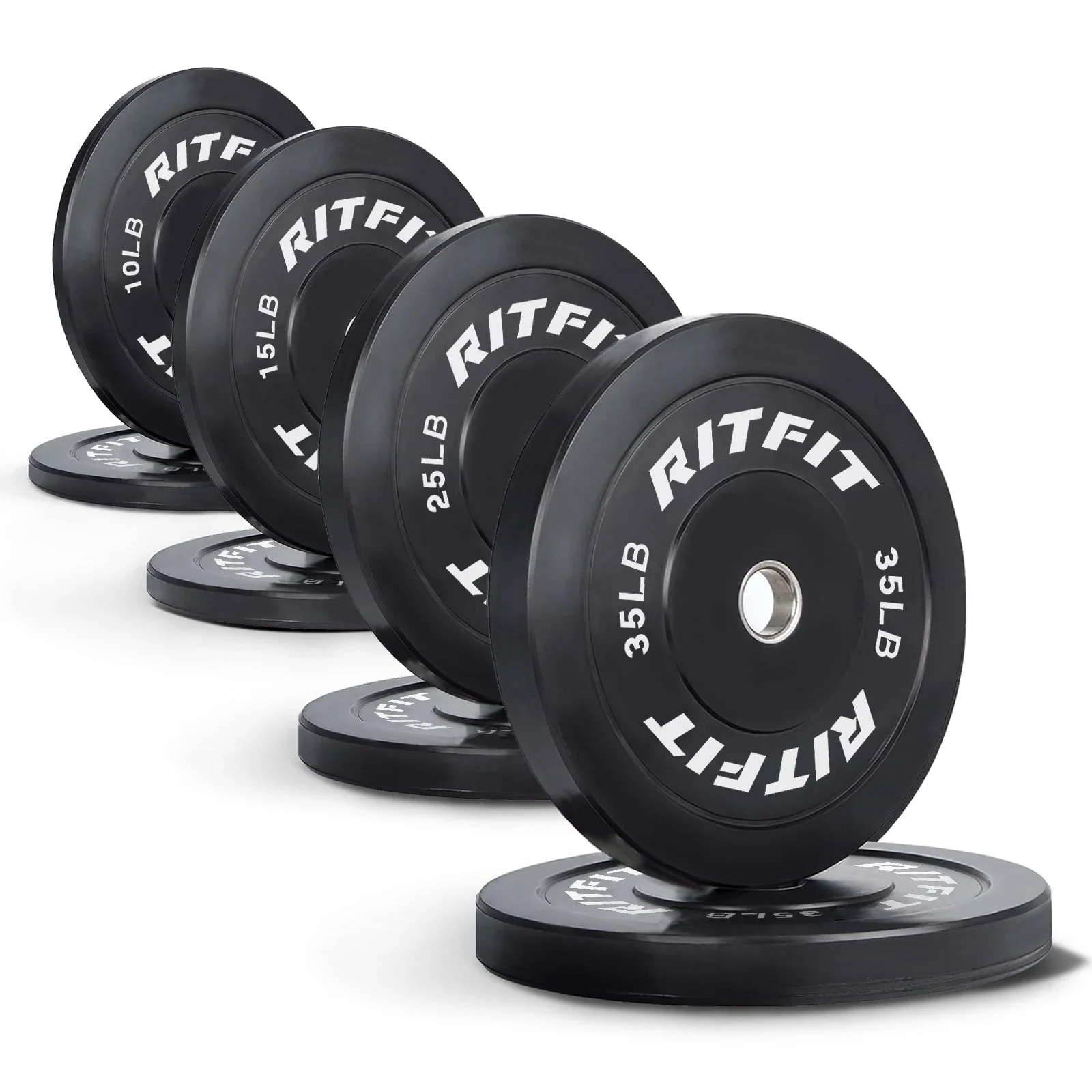 RitFit Olympic Bumper Weight Plates - 2-inch - Image 14
