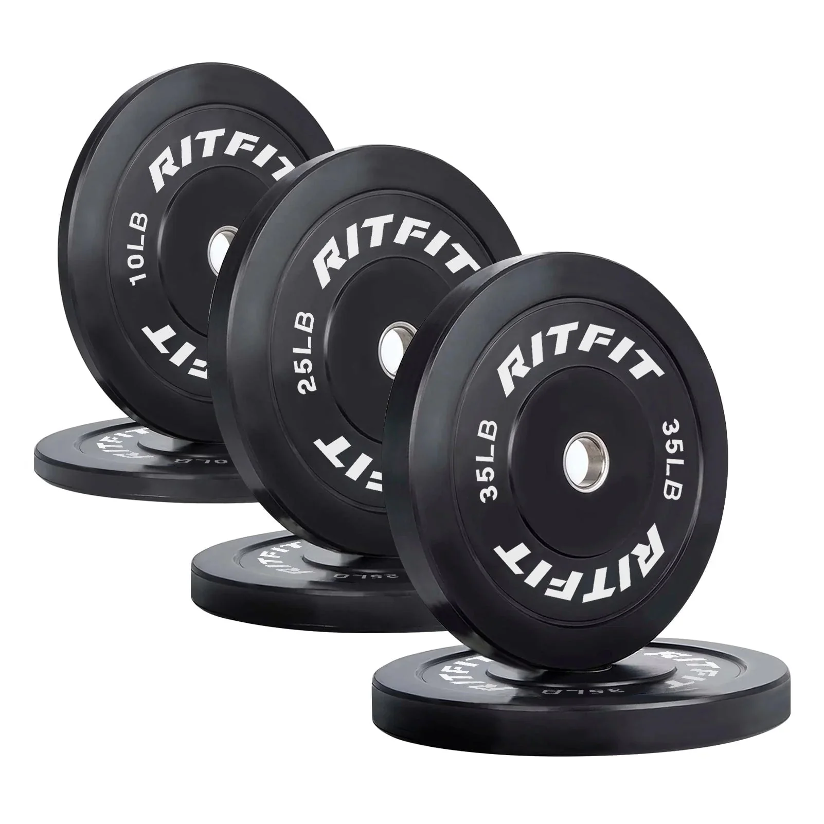 RitFit Olympic Bumper Weight Plates - 2-inch - Image 17