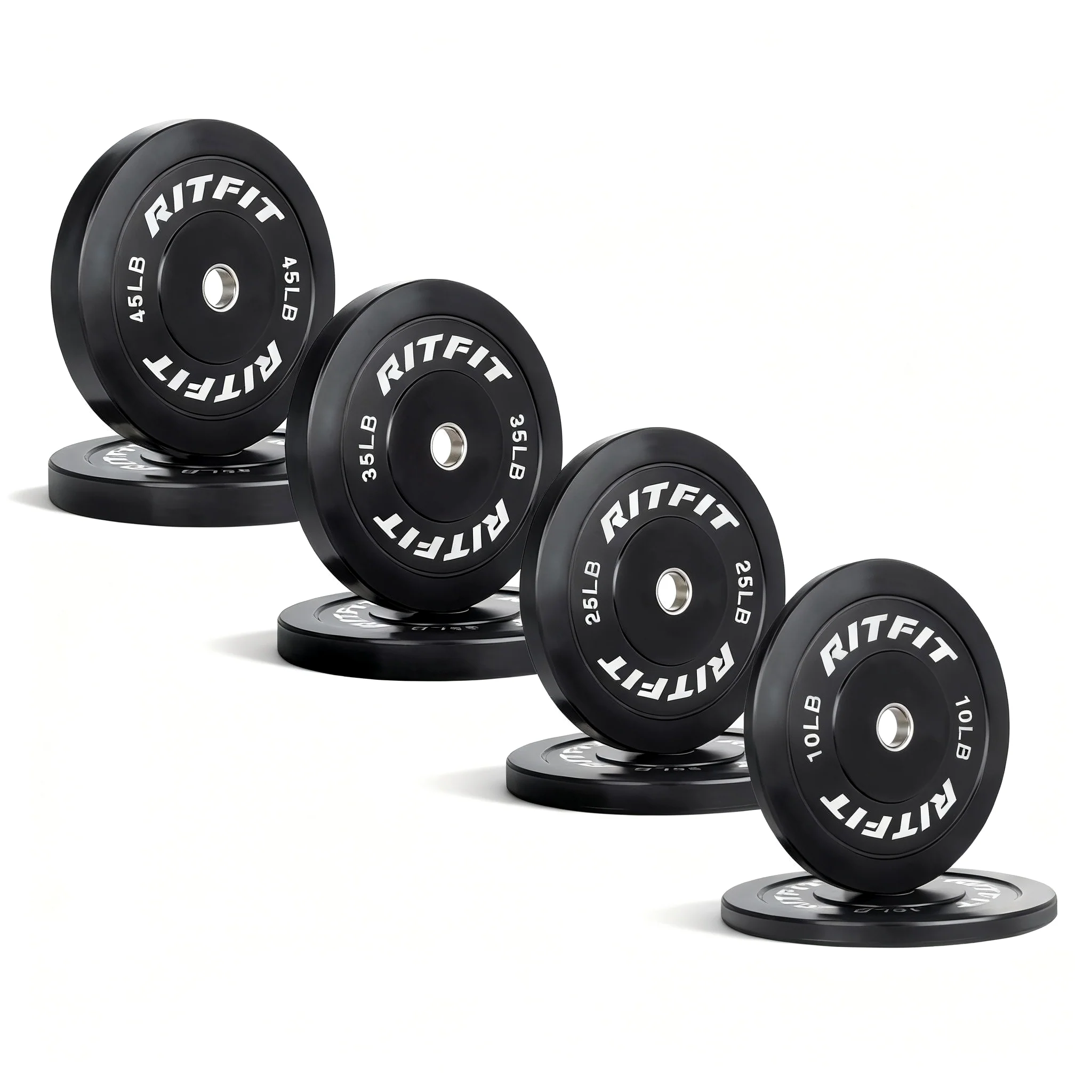 RitFit Olympic Bumper Weight Plates - 2-inch - Image 21
