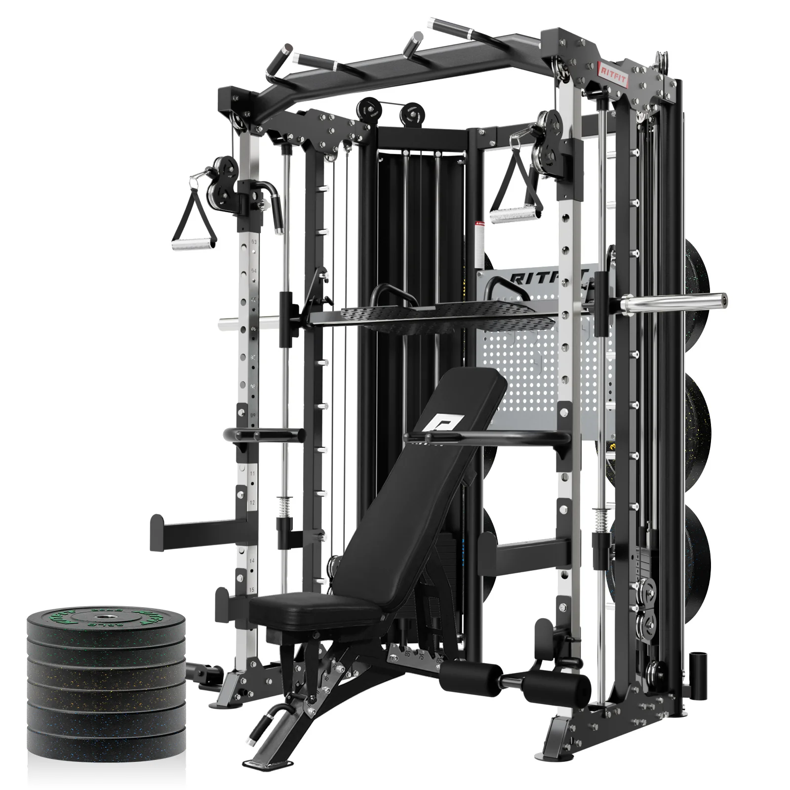 RitFit BPC06 All-In-One Smith Machine Home Gym Package - Image 17