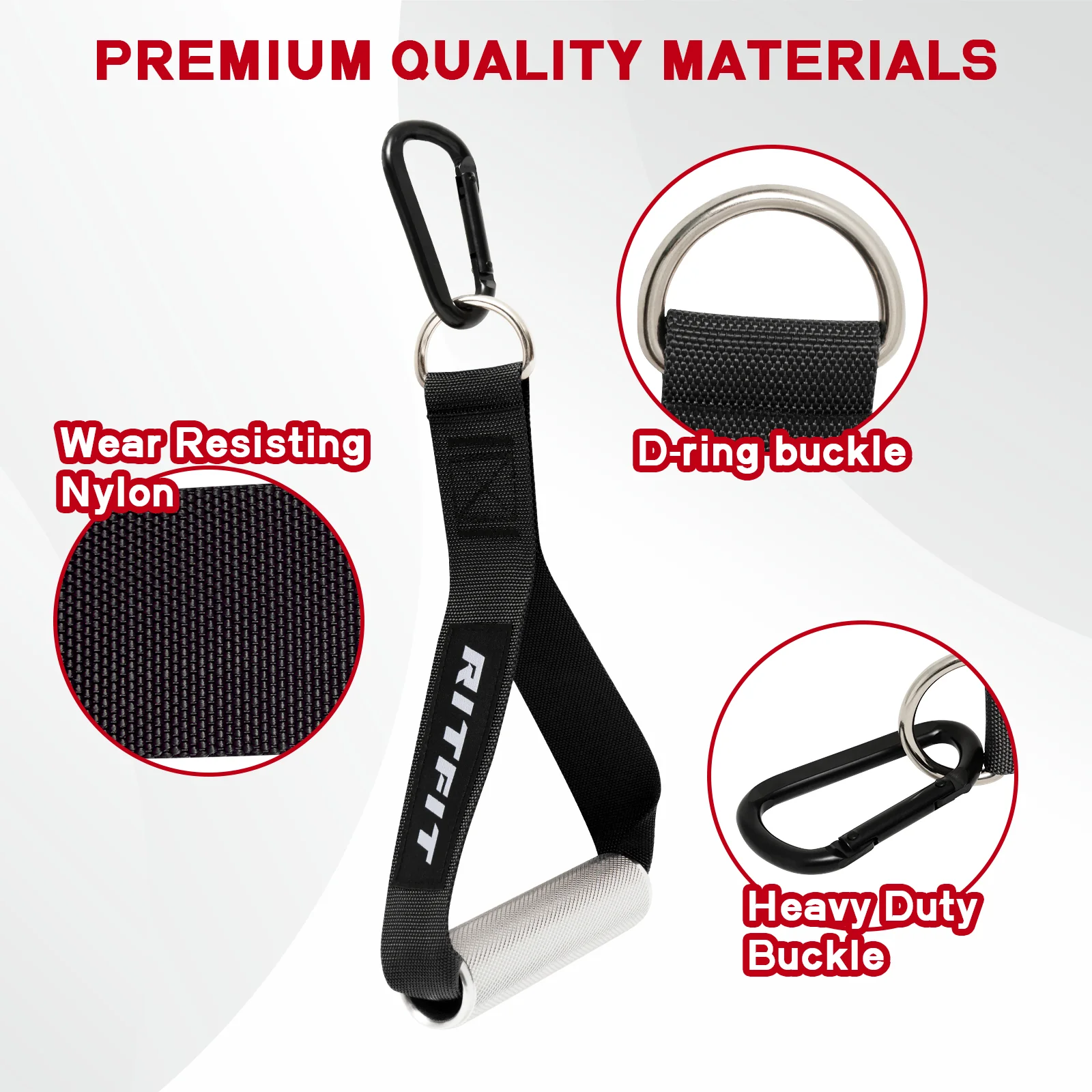 RitFit Exercise Handles for Cable Machine - Image 5