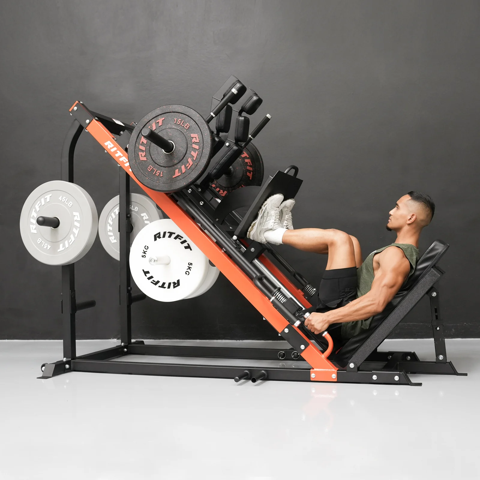 RitFit GAZELLE 3-in-1 Leg Press Hack Squat Machine for Home Gym - Image 11