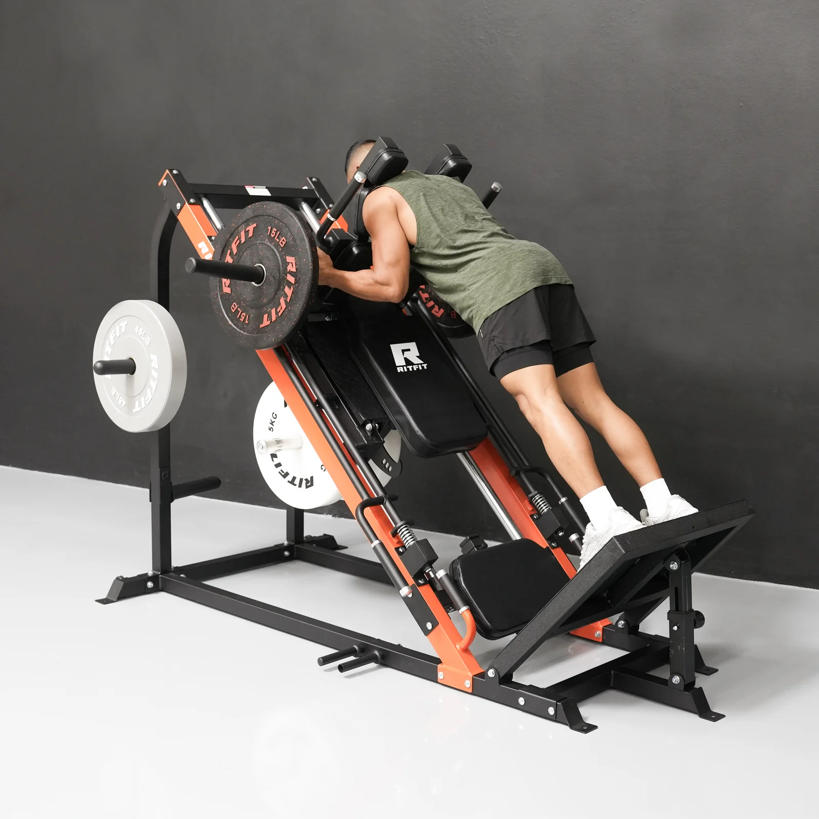 RitFit GAZELLE 3-in-1 Leg Press Hack Squat Machine for Home Gym - Image 12