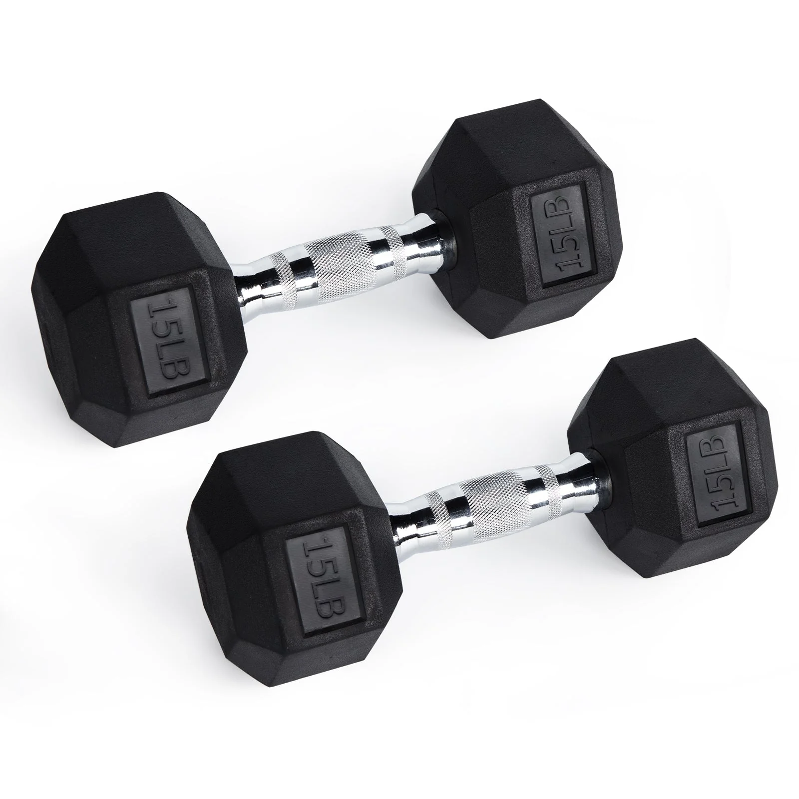 RitFit Rubber Hex Dumbbells Pairs and Sets - Image 12