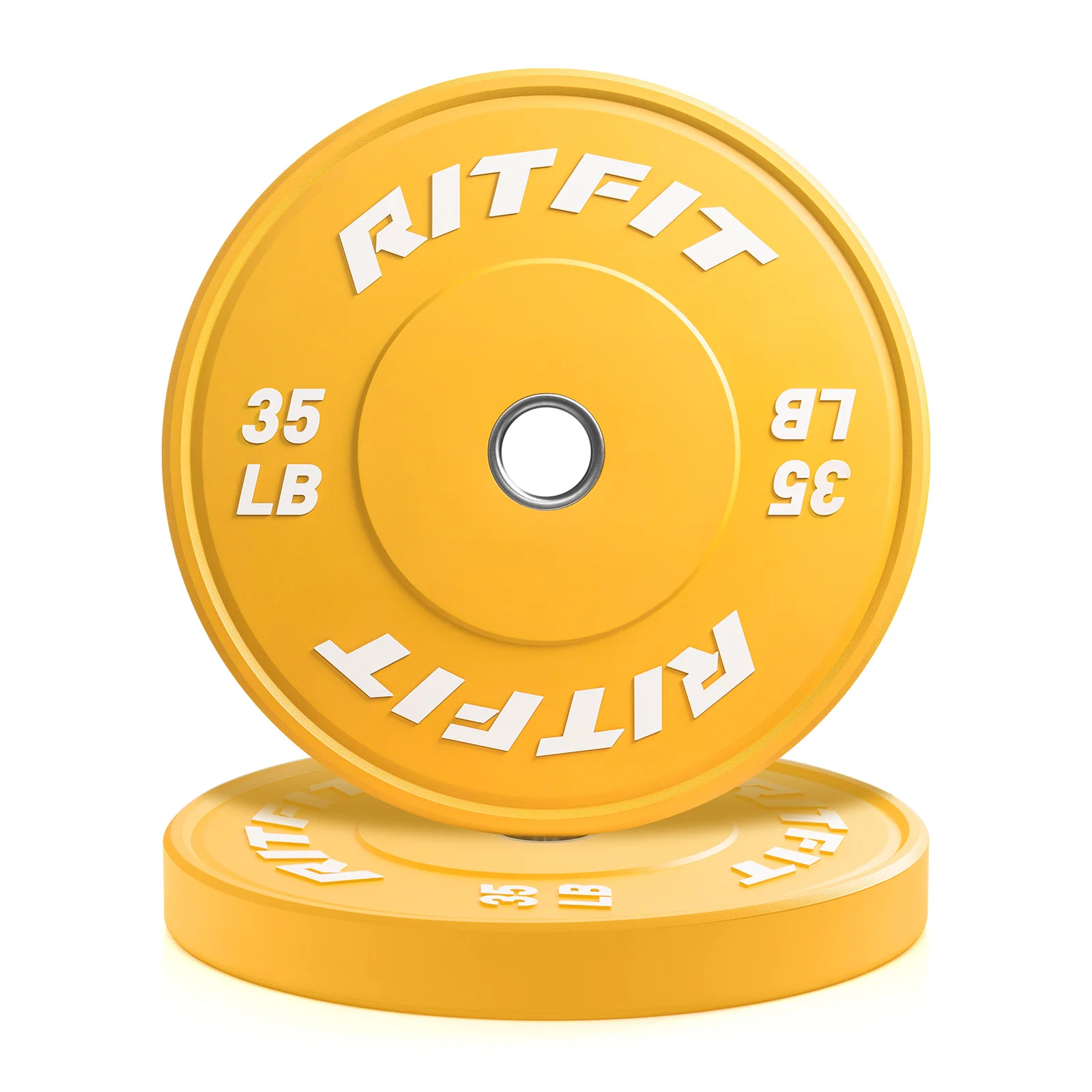 RitFit High-Grade Color Bumper Plates Olympic 2-Inch Rubber - Image 10