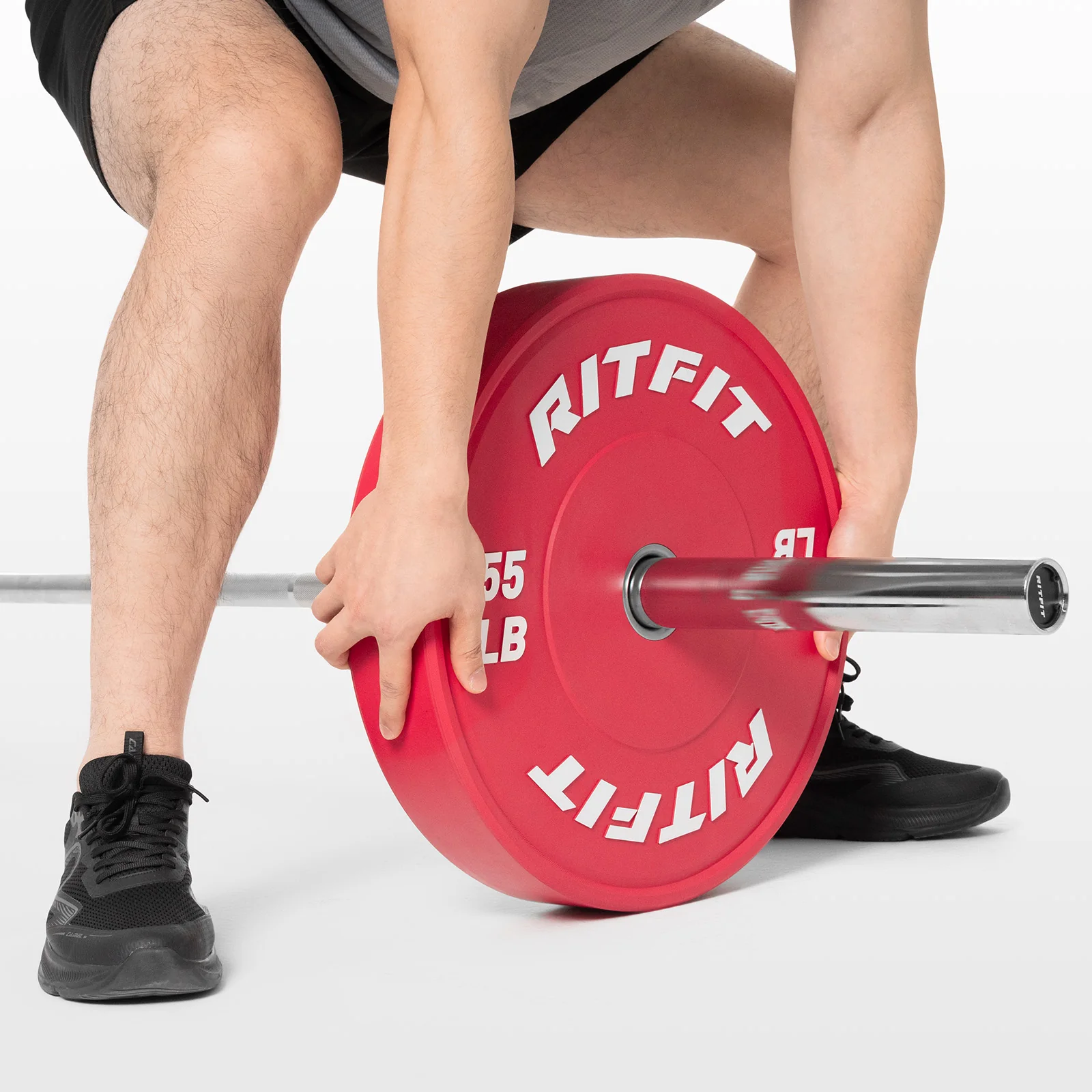 RitFit High-Grade Color Bumper Plates Olympic 2-Inch Rubber - Image 4