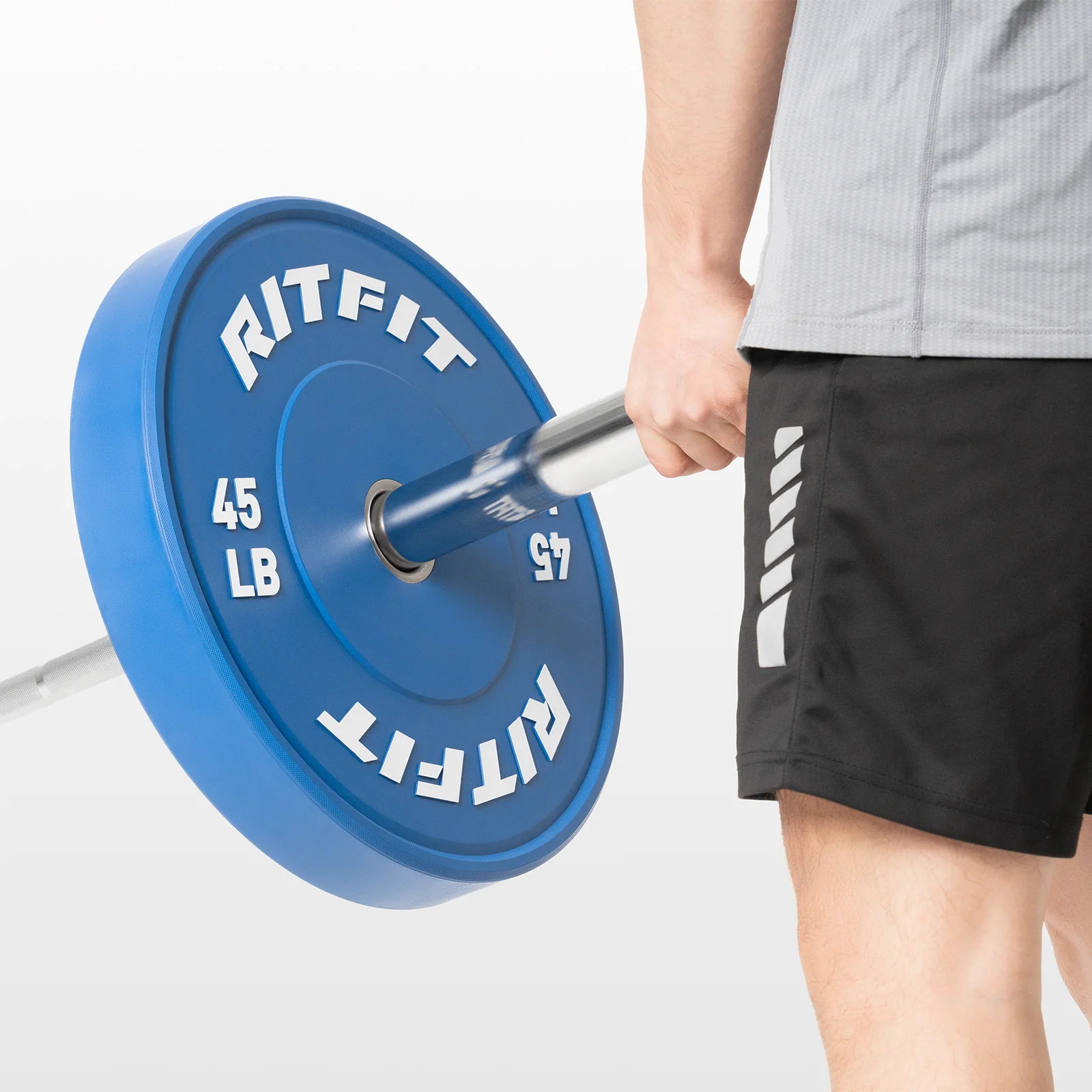 RitFit High-Grade Color Bumper Plates Olympic 2-Inch Rubber - Image 5