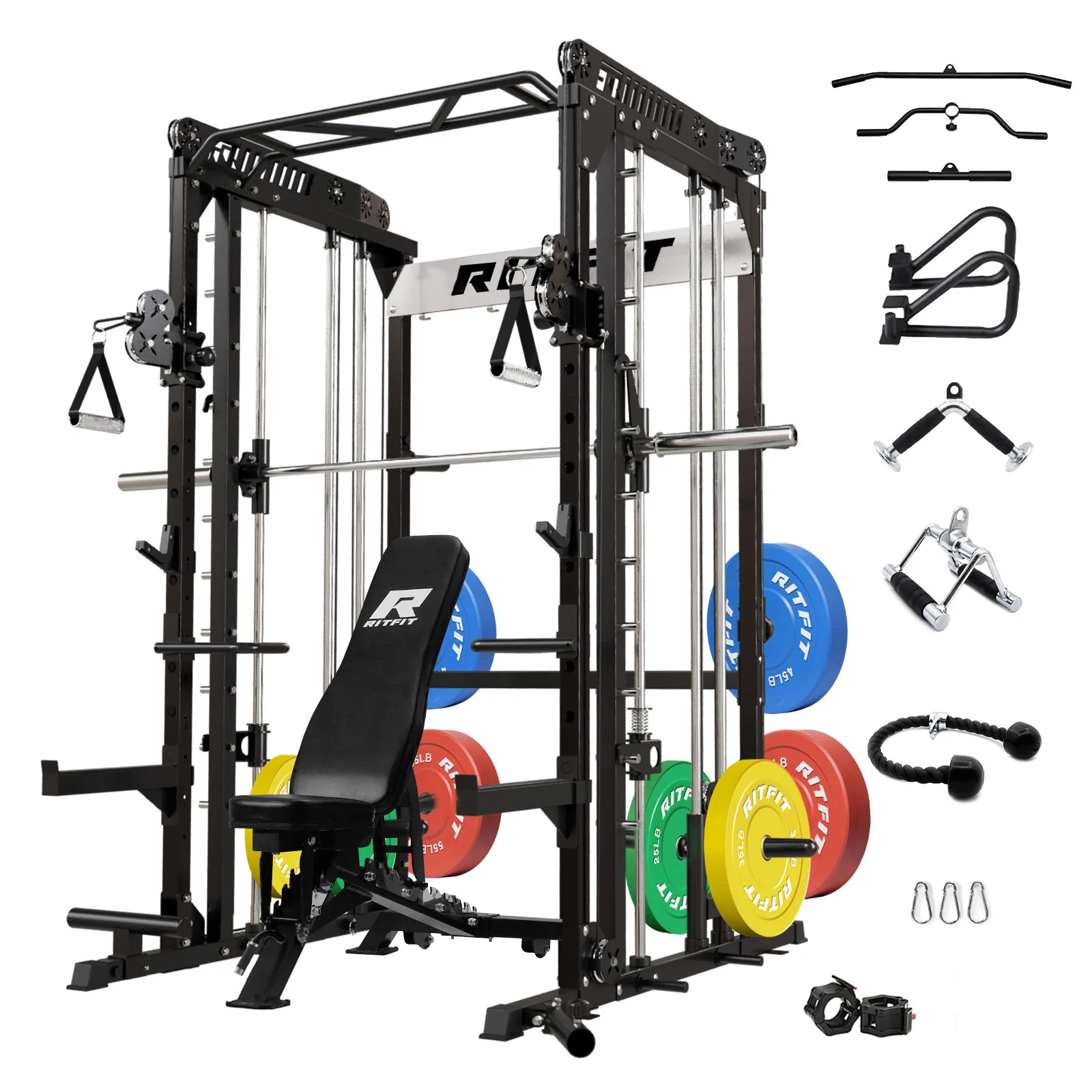 RitFit M1 PRO Smith Machine Home Gym Package Comprehensive All-In-One Workout System - Image 15