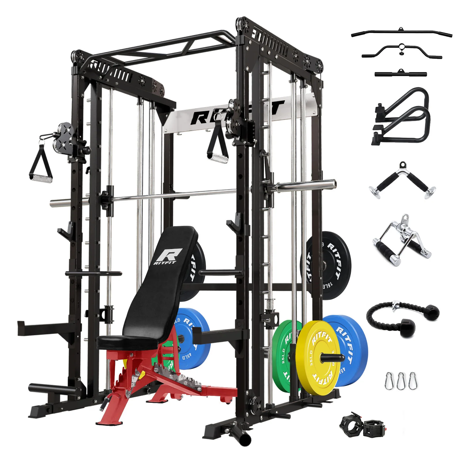 RitFit M1 PRO Smith Machine Home Gym Package Comprehensive All-In-One Workout System - Image 17