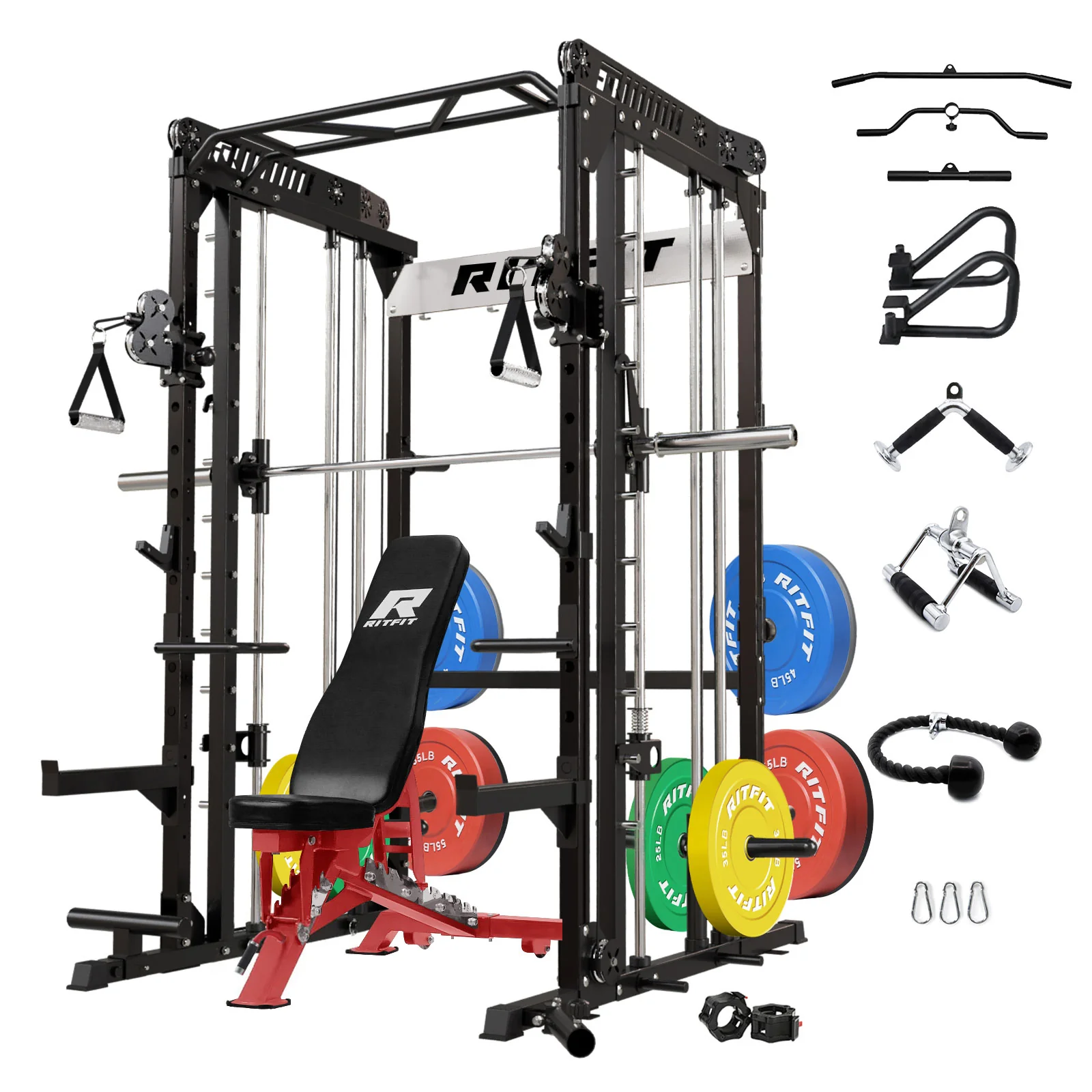 RitFit M1 PRO Smith Machine Home Gym Package Comprehensive All-In-One Workout System - Image 19