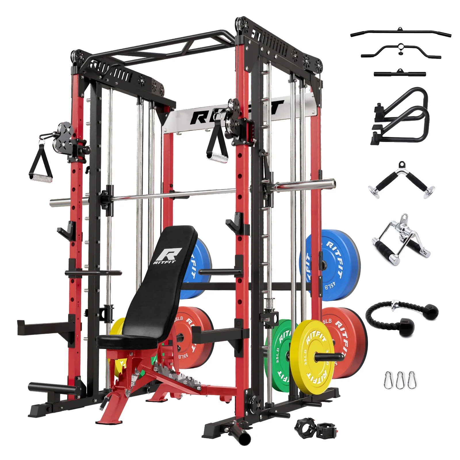 RitFit M1 PRO Smith Machine Home Gym Package Comprehensive All-In-One Workout System - Image 24