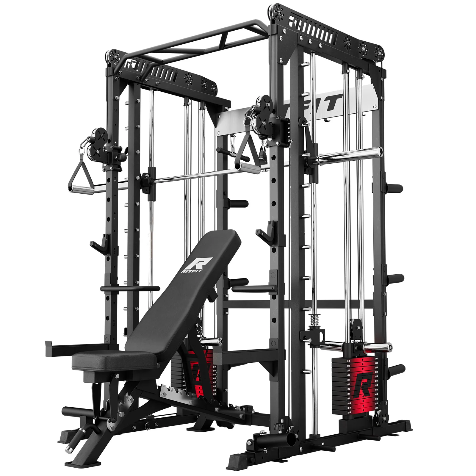 RitFit M1 PRO Smith Machine Weight Stack Home Gym Package - Image 20