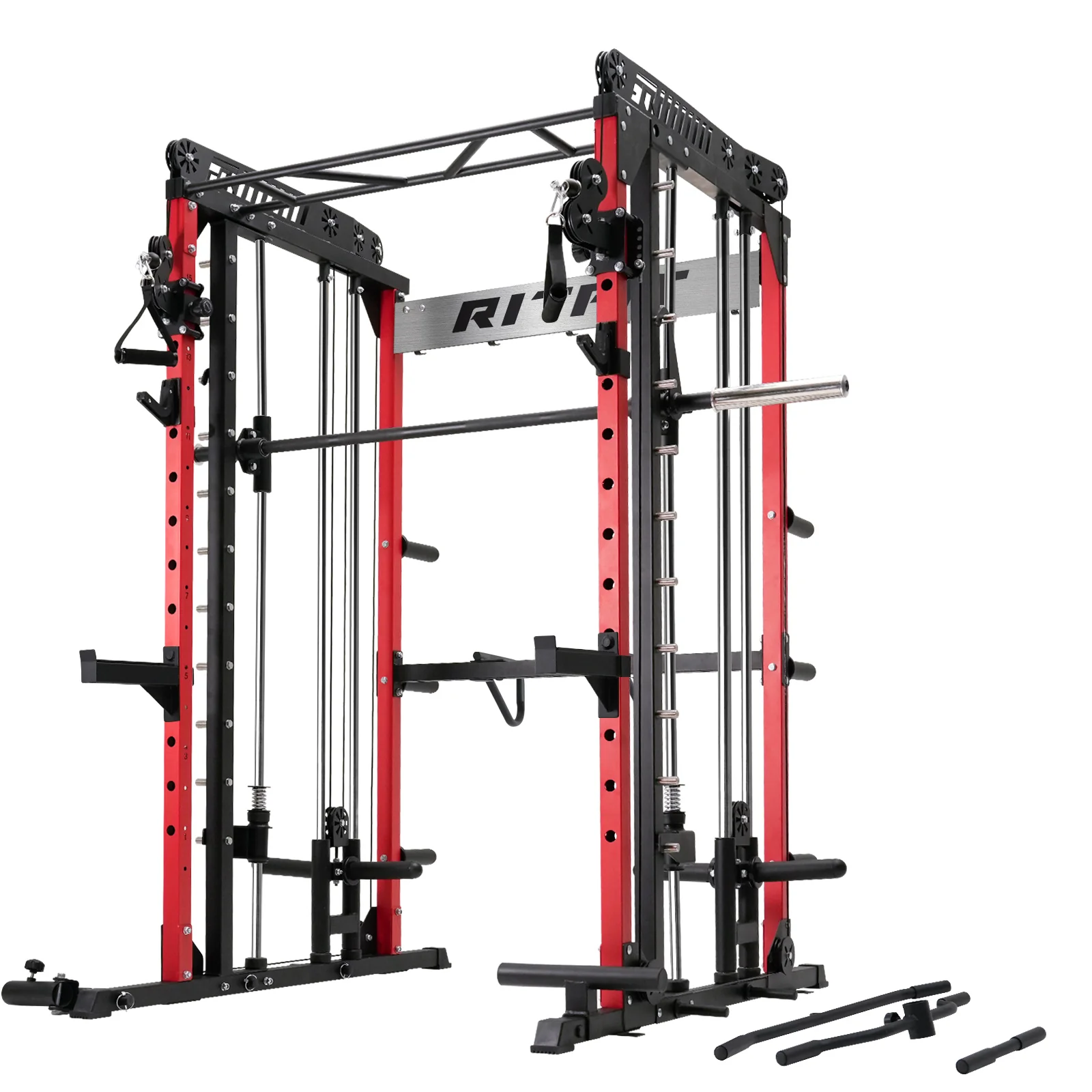 RitFit M1 Smith Machine with Cable Crossover System for Home Gym - Image 7