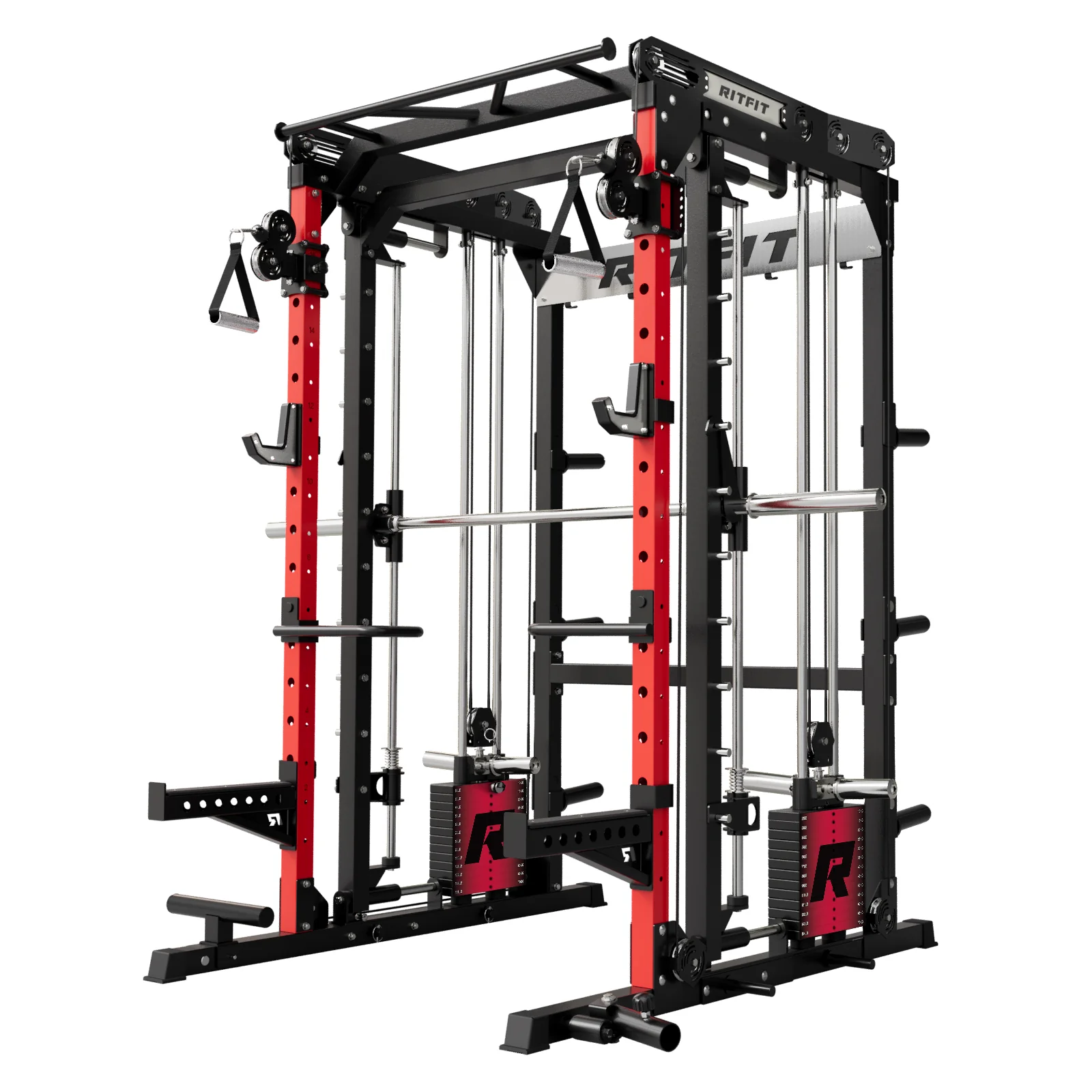 RitFit M2 Multi-Functional Modular Home Gym Smith Machine Tailored to All Fitness Levels - Image 13