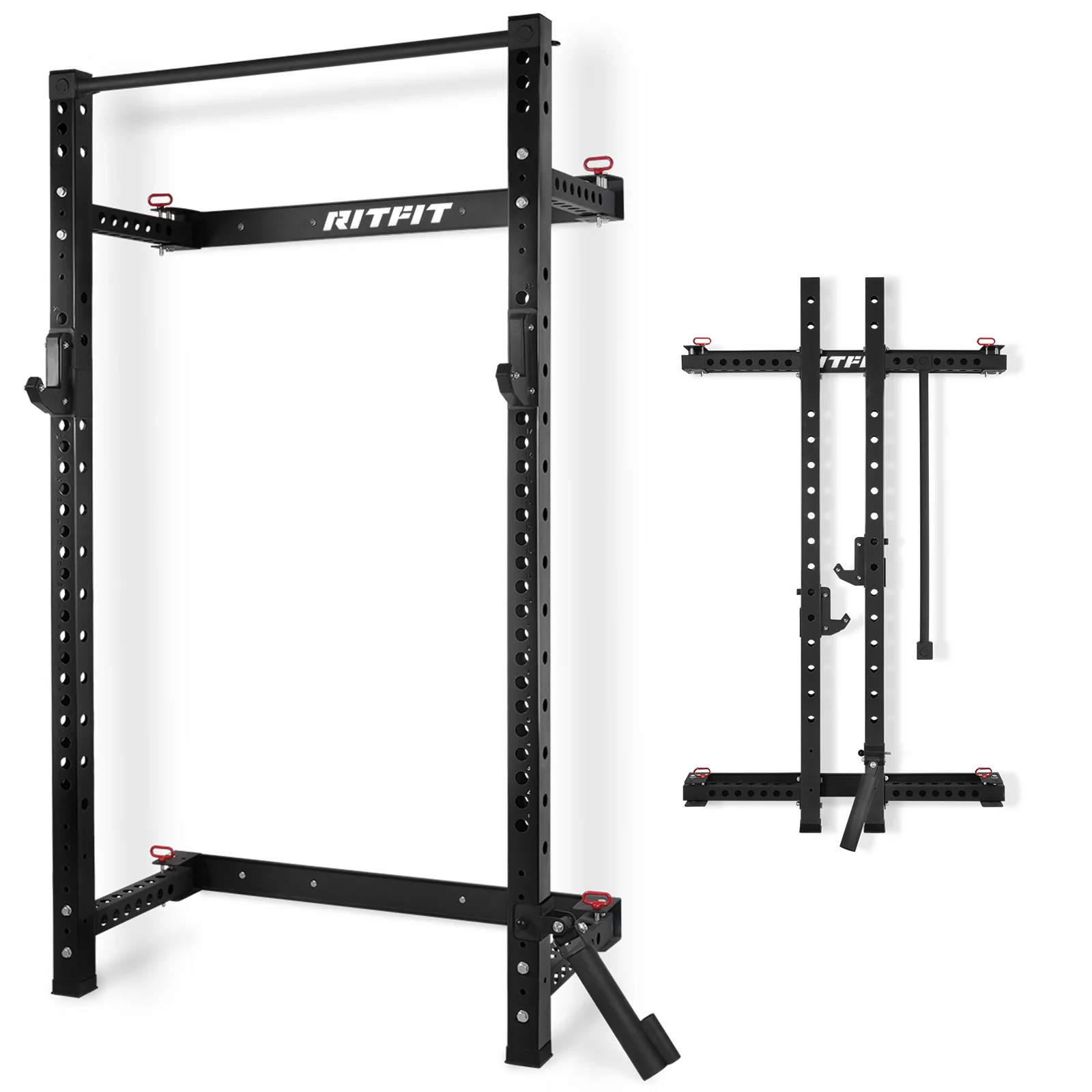 RitFit PWM02 Multi-Functional Folding Squat Rack - Image 9