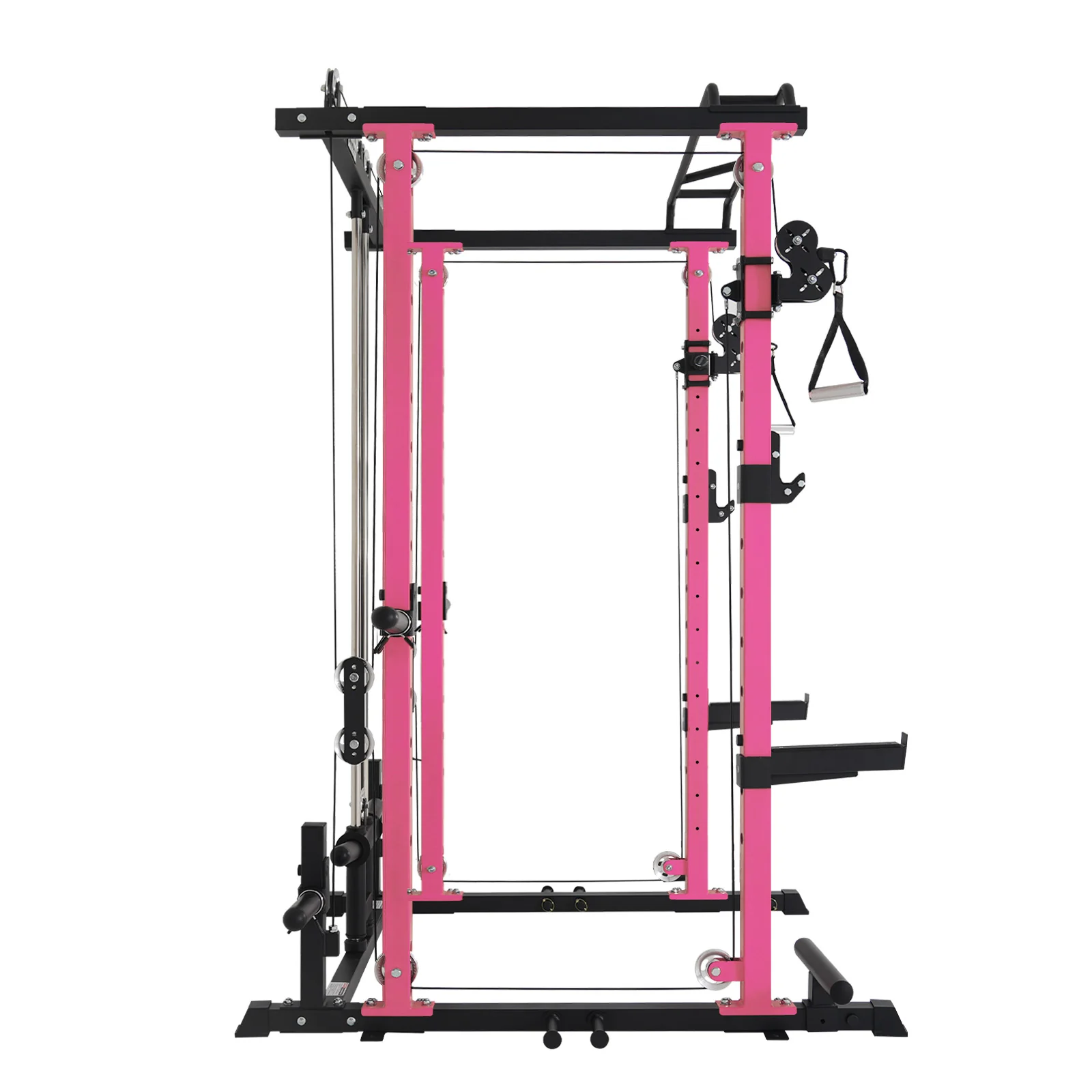 RitFit P3 Pink Power Cage 1200lbs with Smooth Cable System & Aluminum Pulleys - Image 5