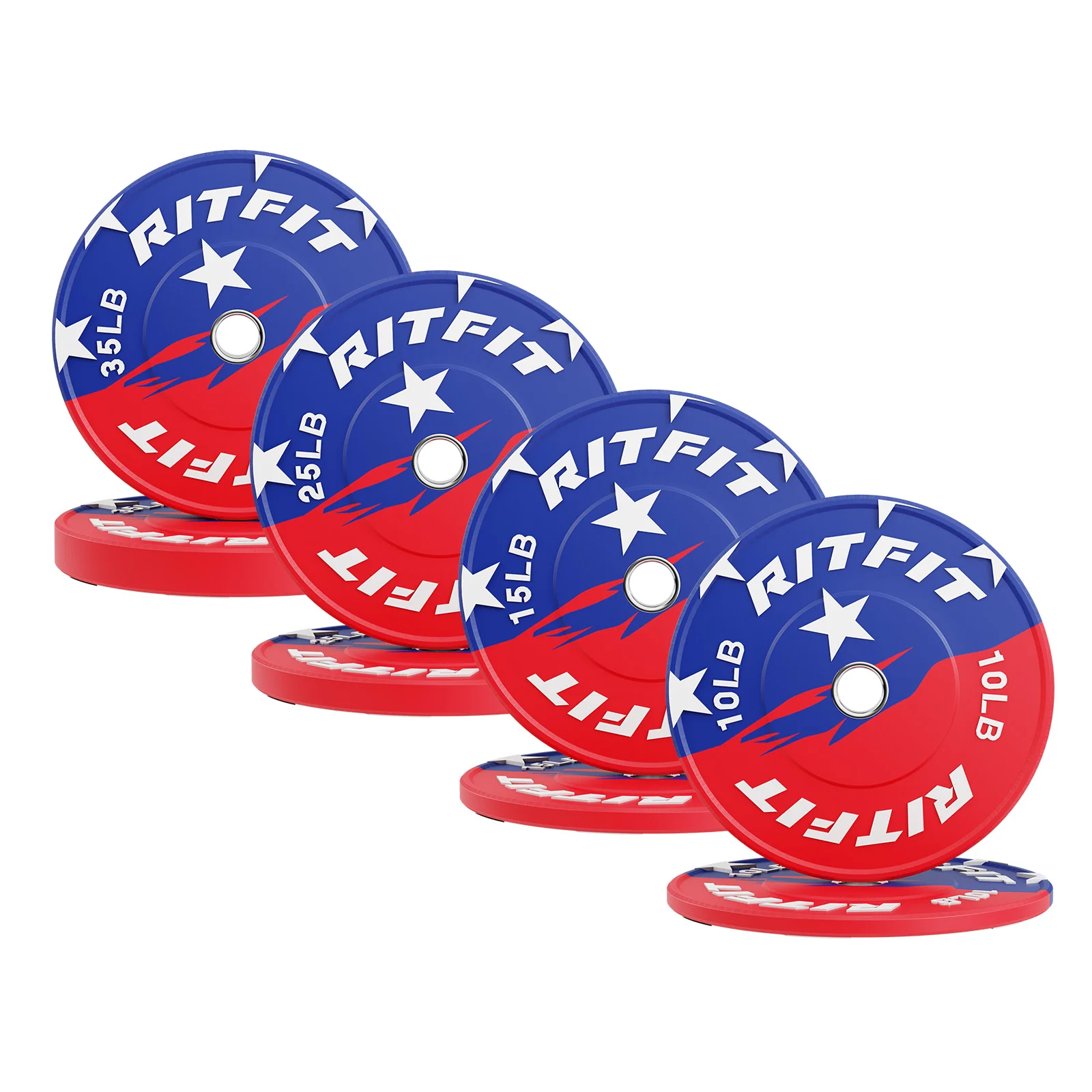 RitFit Patriotic Color Bumper Plates - 2 Inch - Image 11