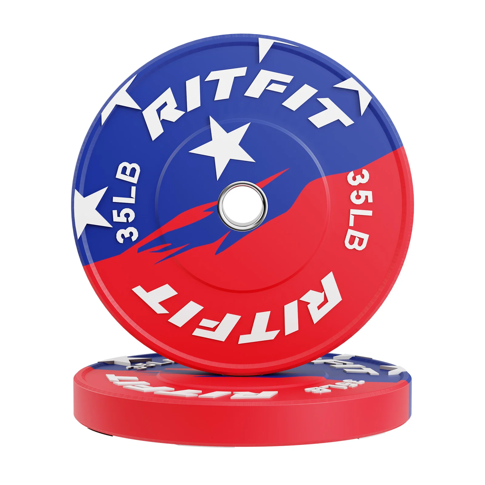 RitFit Patriotic Color Bumper Plates - 2 Inch - Image 7