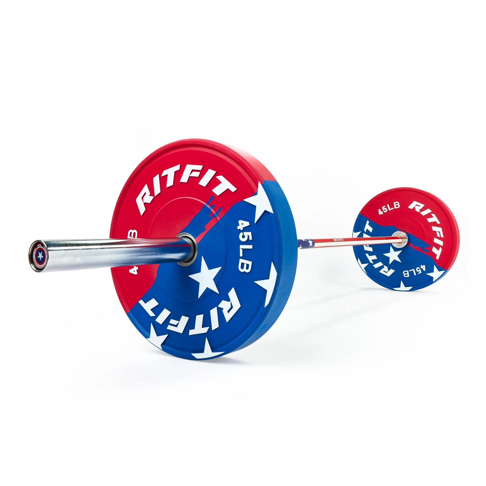 RitFit Patriotic Star Olympic Bar 20KG - Image 5