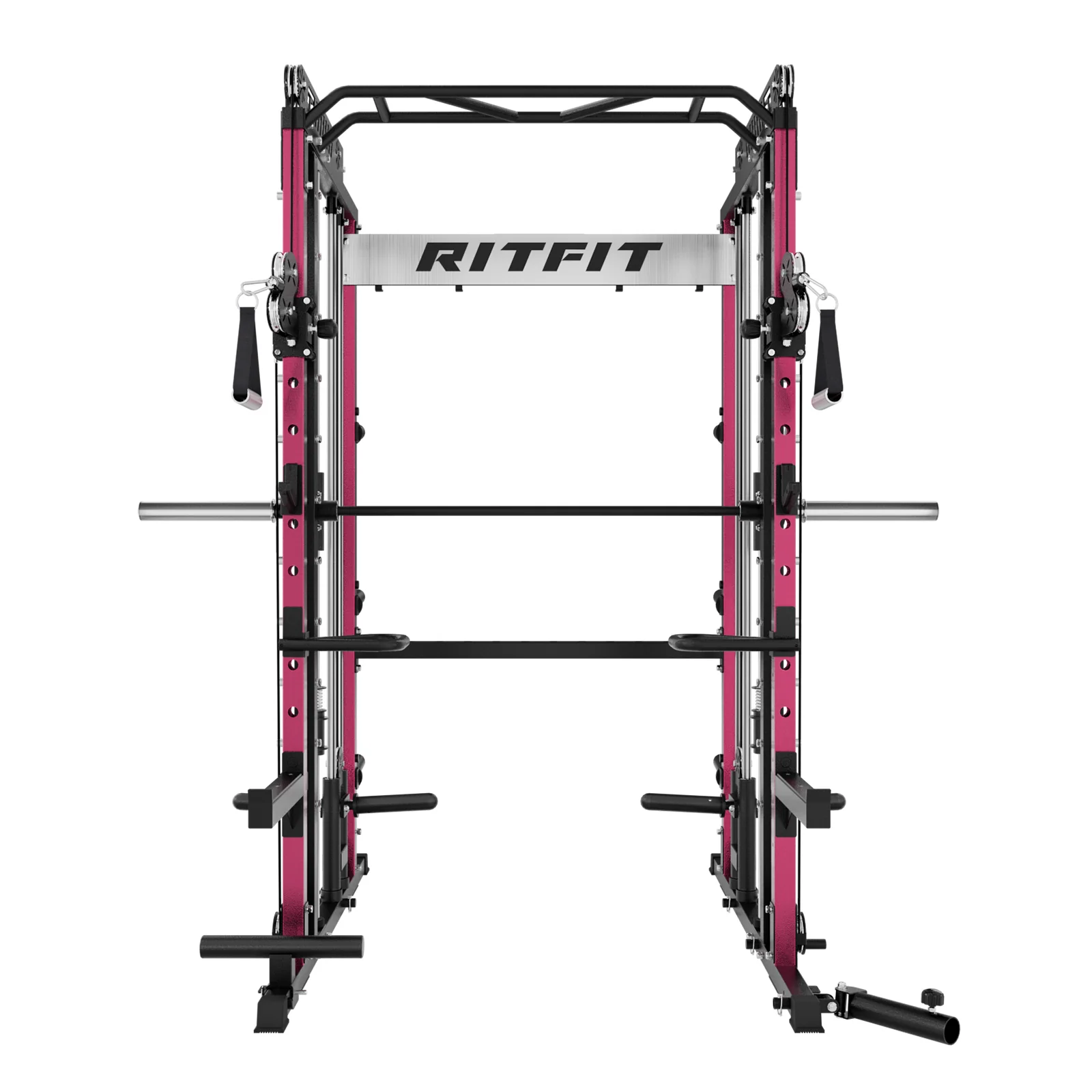 RitFit Pink M1 PRO Multi-Functional Smith Machine Home Gym Package - Image 5
