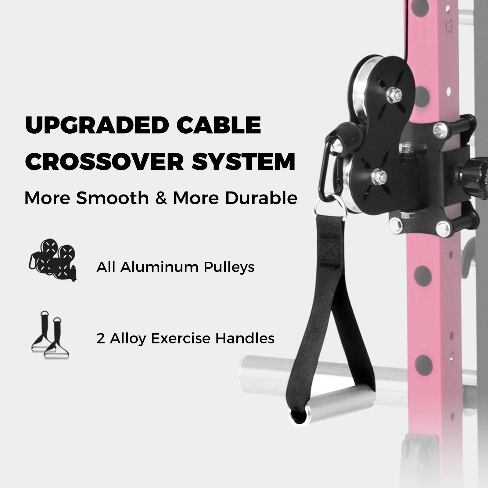 RitFit Pink M1 PRO Multi-Functional Smith Machine Home Gym Package - Image 6