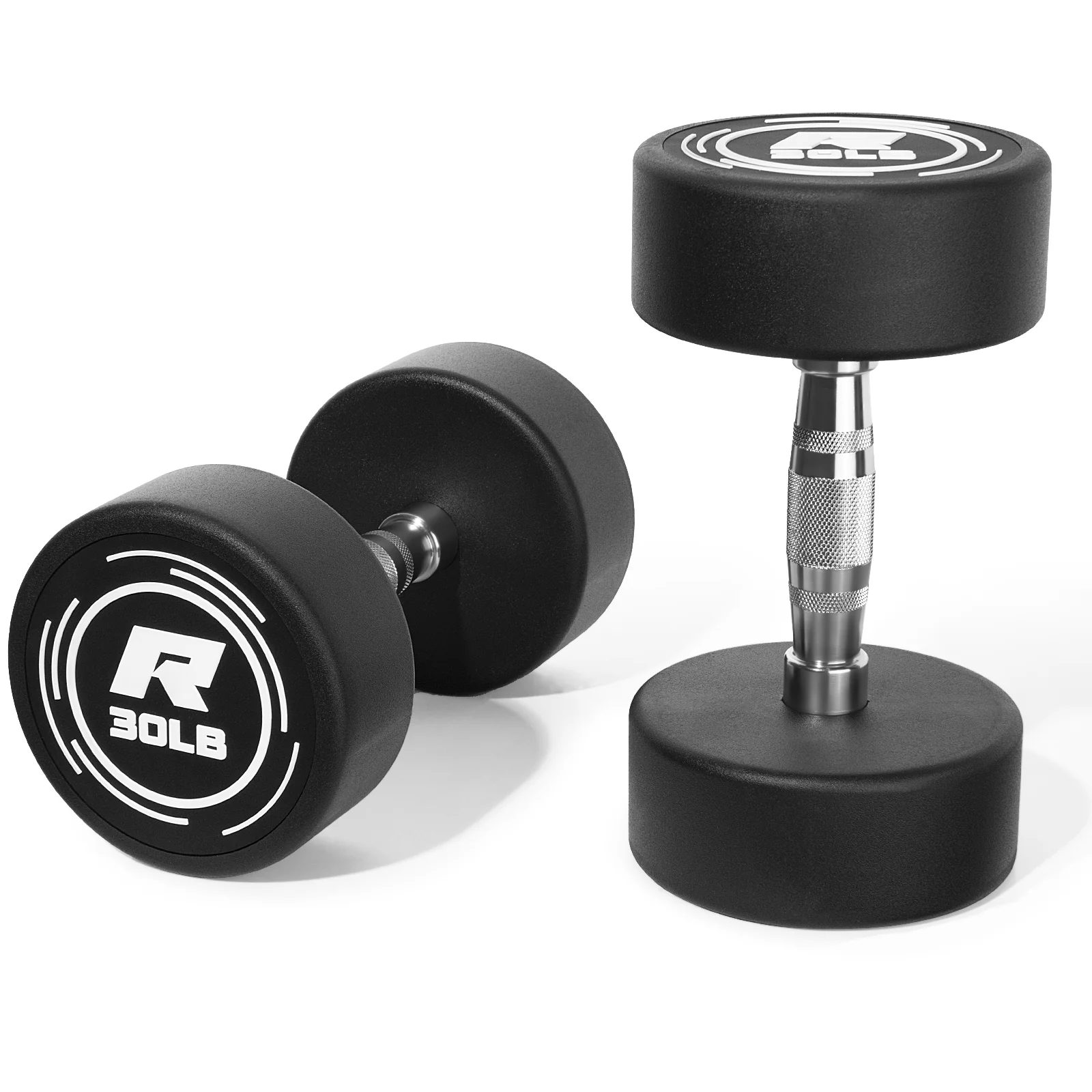 RitFit PVC-Coated Round Dumbbells in Pairs - Image 12