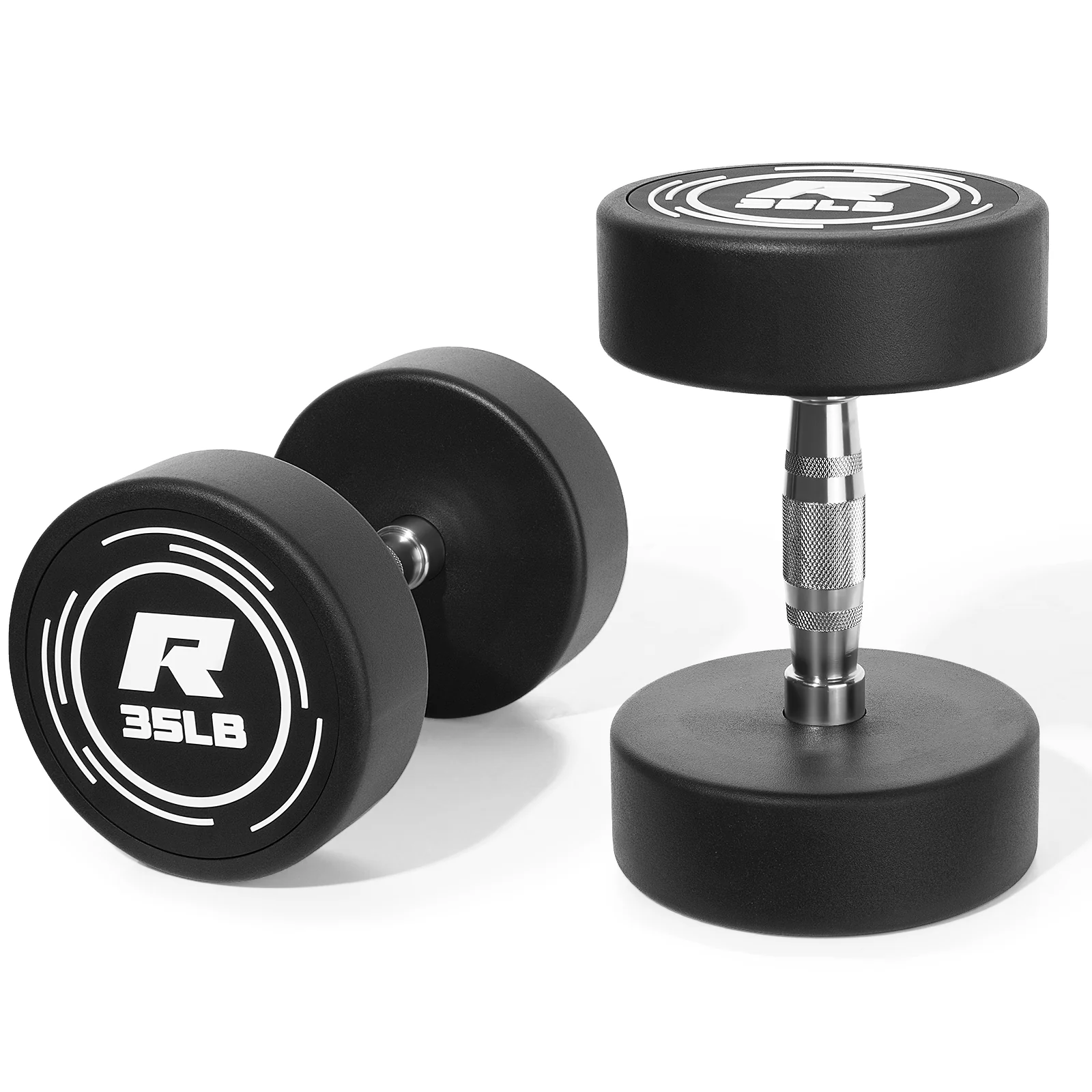 RitFit PVC-Coated Round Dumbbells in Pairs - Image 13