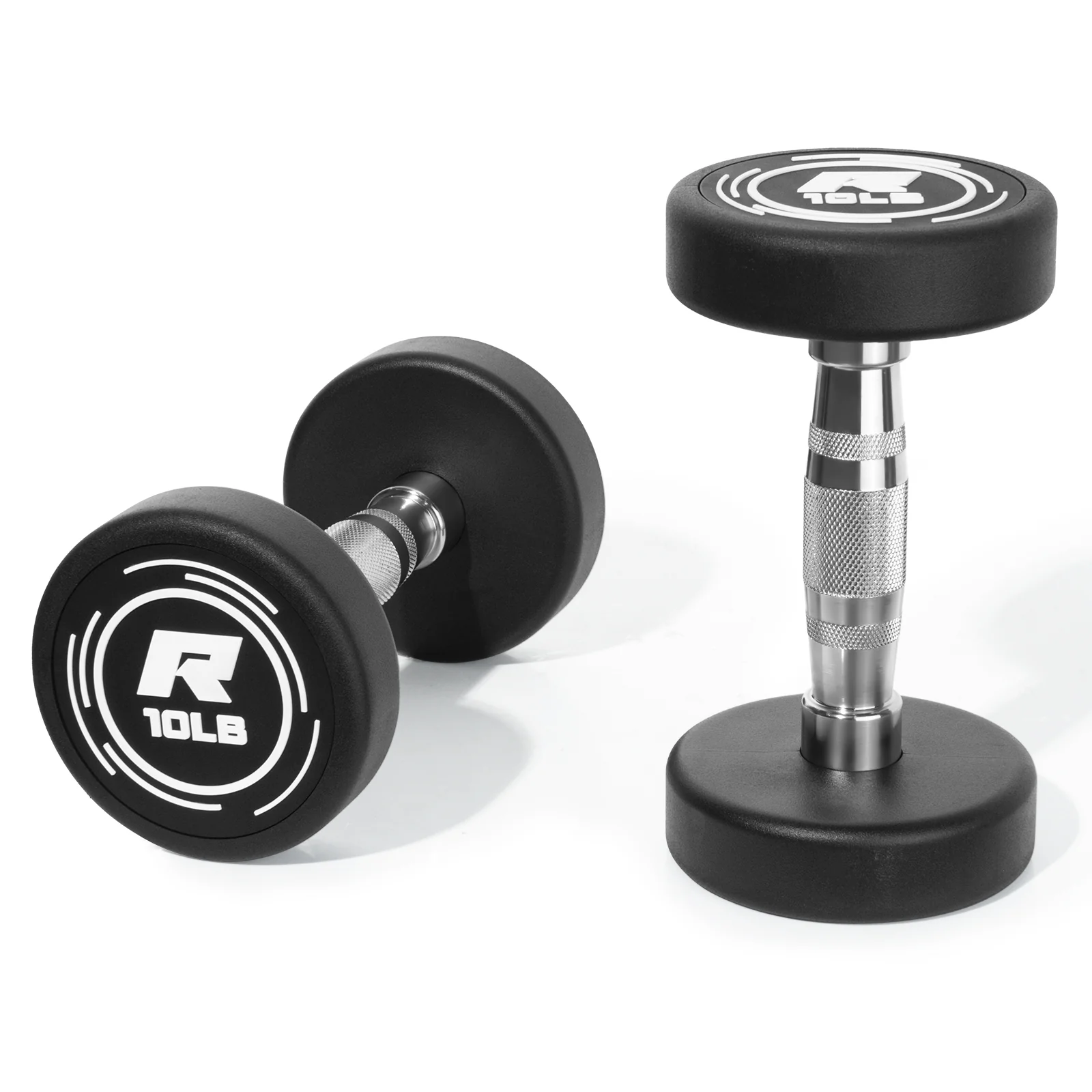 RitFit PVC-Coated Round Dumbbells in Pairs - Image 8