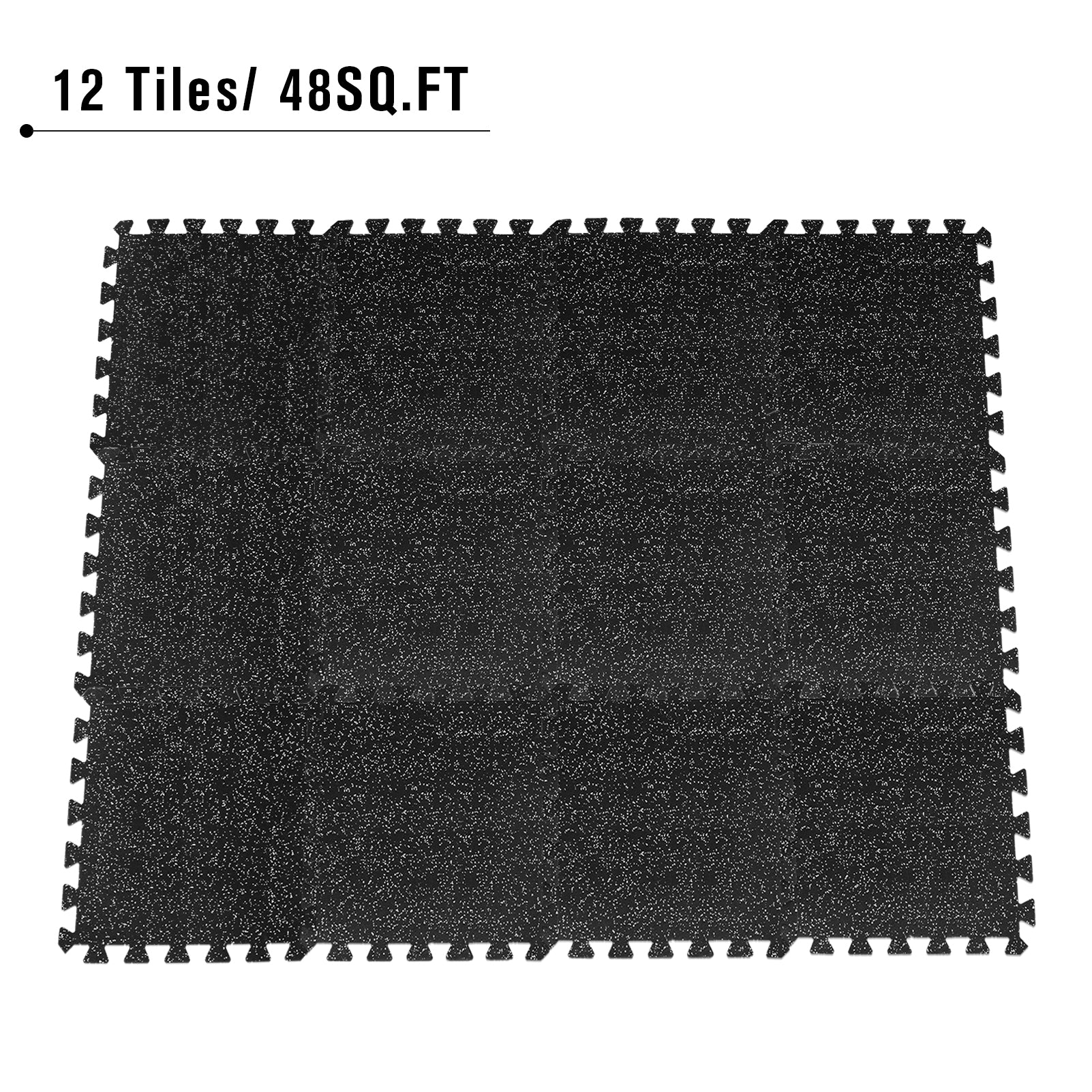 RitFit Rubber Flooring Gym Mats Interlocking Tiles 0.25'' Thickness - Image 8